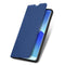 Slim Folio Bookcase voor de Oppo Reno 6 Pro 5G - Donkerblauw