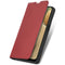 Slim Folio Bookcase voor de Samsung Galaxy A12 - Rood