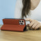 Slim Folio Bookcase voor de Samsung Galaxy A12 - Rood