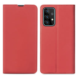 Slim Folio Bookcase voor de Samsung Galaxy A72 - Rood