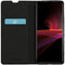 Slim Folio Bookcase voor de Sony Xperia 1 III - Zwart