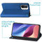 Slim Folio Bookcase voor de Xiaomi Poco F3 - Donkerblauw