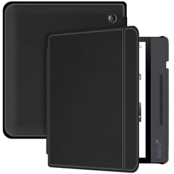 Slim Hard Case Bookcase voor de Tolino Vision 5 - Zwart