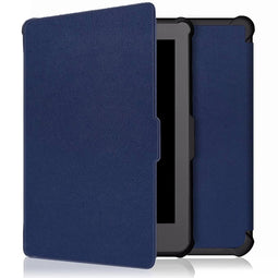 Slim Soft Case Bookcase voor de Kobo Clara HD - Donkerblauw