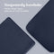 Slim Soft Case Sleepcover Bookcase voor de Kobo Nia - Donkerblauw