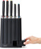 SlimBlock met Set van 5 Elevate Messen - Zwart - Joseph Joseph