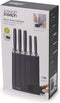 SlimBlock met Set van 5 Elevate Messen - Zwart - Joseph Joseph