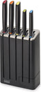 SlimBlock met Set van 5 Elevate Messen - Zwart - Joseph Joseph