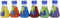 Slime in laborantenfles (1 stuk) assorti