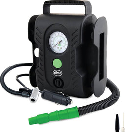 Slime Multi-Purpose Tyre Kompressor Compressor 7 bar 12V-adapter voor kabelgebruik, Analoge Manometer, Met werklamp
