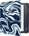Slimfit Hoesje Sleepcover Geschikt voor Kobo Libra 2 Hoes Cover Abstract Kleuren - ereader hoesje - cover