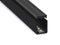 SLIMLINE 15 FL - ALUMINIUM PROFIEL VOOR LEDSTRIP - HIGH EFFICIENCY - ZWART - PREMIUM KWALITEIT