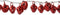 Slinger ijzer l120b2h2 cm rood