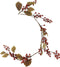 Slinger met bessen 100 cm roze kerstversiering