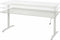 Slinger verstelbaar zit/zit bureau NLST breed 140CM diep 80 cm bladkleur Ahorn framekleur Zwart (RAL9005)