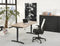 Slinger verstelbaar zit/zit bureau NLST breed 160CM diep 80 cm bladkleur Beuken framekleur Wit (RAL9010)