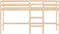 vidaXL - Kinderhoogslaper - met - ladder - 80x200 - cm - massief - grenenhout