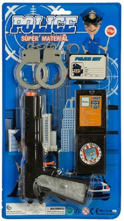 Politie accessoires speelgoed 4-delig voor kinderen - Verkleed accessoires - carnaval