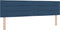 vidaXL - Hoofdbord - Lijnen - Design - Blauw - 180 - cm - Stof