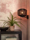 GOOD&MOJO Wandlamp Tanami - Rotan Zwart - Ø25cm - Binnen Modern