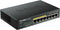 D-Link DGS-1008P - Gigabit Ethernet-switch - 8 poorten - 4 PoE+ (802.3at) - PoE-budget 68W