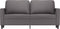 vidaXL - Tweezitsbank - 140 - cm - kunstleer - grijs