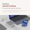 Linq 240W GaN2 DeskCharge - Oplader - 4x USB-C PD 3.1 - Grijs