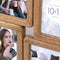 ZEP - Houten multi Fotolijst Ajaccio Bruin voor 6 foto's 10x15 (formaat 47x32,5 cm) - BC849
