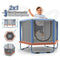 Kindertrampoline met veiligheidsnet Ociotrends 140 X 110 CM