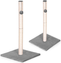 Kattenkrabpaal - sisalpaal - zachte basis - 88 cm