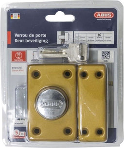 Slot - ABUS - CLK CB 45 B EK - Stalen kist, sluitplaat en schoot - Messing cilinder - Afgewerkt met schroeven