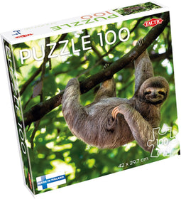 Sloth Hanging on Tree puzzel 100 stukjes