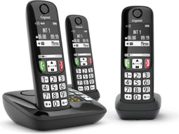 Gigaset A735A - DECT-telefoon - 3 handsets met antwoordapparaat en handsfree (3 stuks)