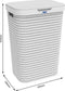 Rotho COUNTRY - Wasmand met Deksel - 55L - Wit