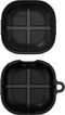 Spigen Rugged Armor Case - Schokbestendig siliconen - Geschikt voor Samsung Galaxy Buds Live (2020) / Buds Pro / Buds Pro 2 - Zwart