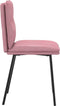 vidaXL - Eetkamerstoelen - 2 - st - fluweel - roze