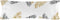 Kussensloop HappyFriday Blanc Foliage Multicolour 45 x 110 cm