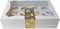 Sluitsticker Kerst - goud (200 x 60 mm - rol van 100 stuks)
