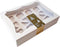Sluitsticker Kerst - goud (200 x 60 mm - rol van 100 stuks)