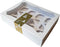 Sluitsticker Kerst - goud (200 x 60 mm - rol van 100 stuks)
