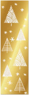 Sluitsticker Kerst - goud (200 x 60 mm - rol van 100 stuks)