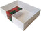 Sluitsticker Kerst - ruit (200 x 60 mm - rol van 100 stuks)