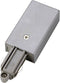 SLV 143032 230V-railsysteemcomponenten Voeding 1-fasig Zilver-grijs