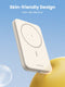 UGREEN 25207 - Draadloze Magnetische Powerbank Mini 5000mAh - 15W PD - Compatibel met iPhone 12 of hoger
