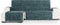 Hoes voor chaise longue met korte armleuning links Eysa TURIN Blauw 100 x 110 x 300 cm