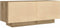 vidaXL - Nachtkastje - 100x35x40 - cm - bewerkt - hout - artisanaal - eikenkleur
