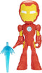 Spidey and His Amazing Friends - Supersize Iron Man - Actiefiguur 22,5 cm met Repulsor Ray