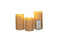 Anna's Collection - B.O. 3St Vanille Kaars Wax 3D Lont