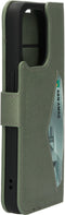 Mobiparts iPhone 14 Pro - Classic Wallet Case - Ruimte voor pasjes - Groen
