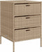 vidaXL - Tuinkast - 3 lades - 55x59x80 cm - beige
